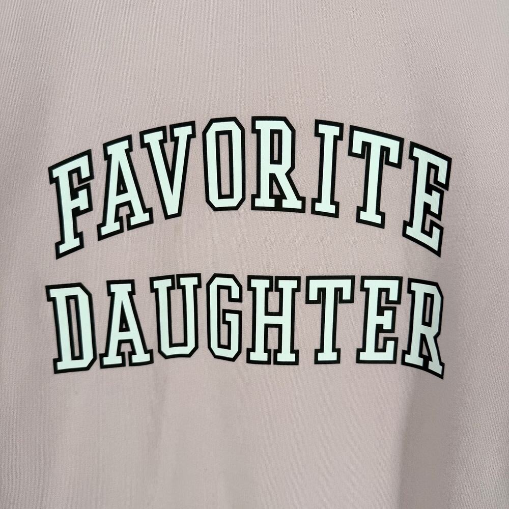 Favorite Daughter The Collegiate Sweatshirt size XS Light Pink - Picture 11 of 14